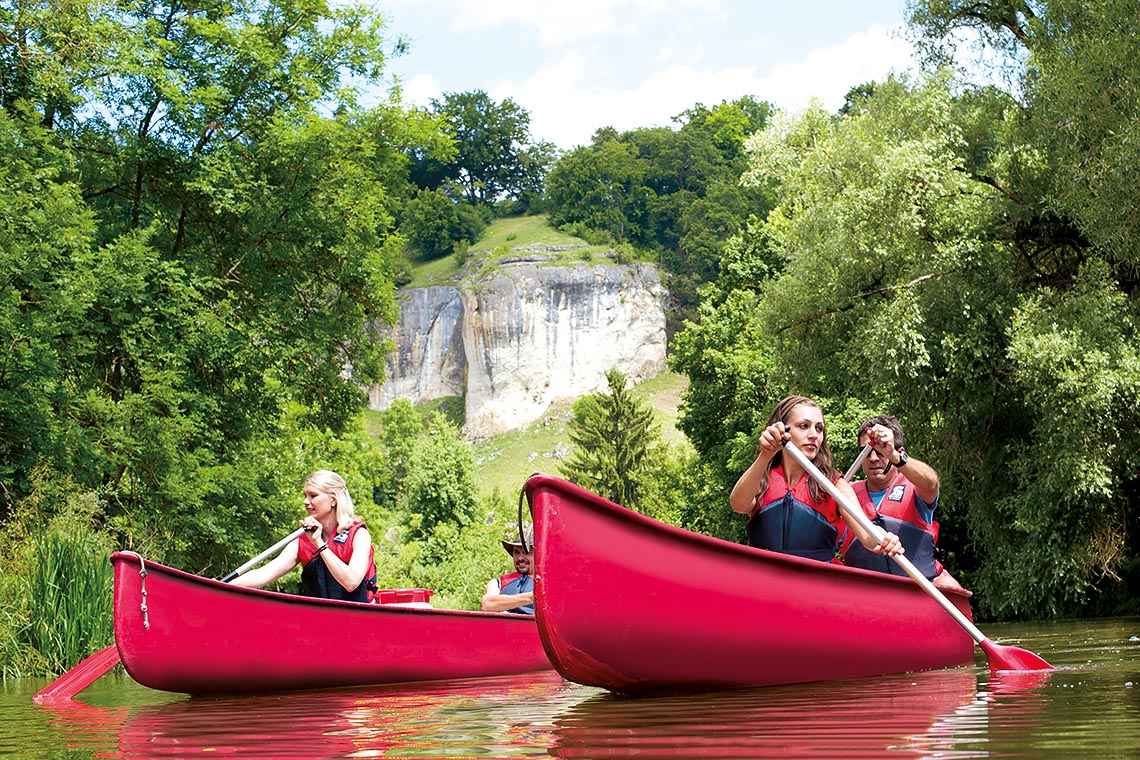 Bootswandern im Naturpark Altmühltal