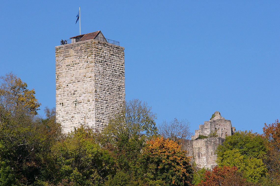 Burg Pappenheim im Naturpark Altmühltal